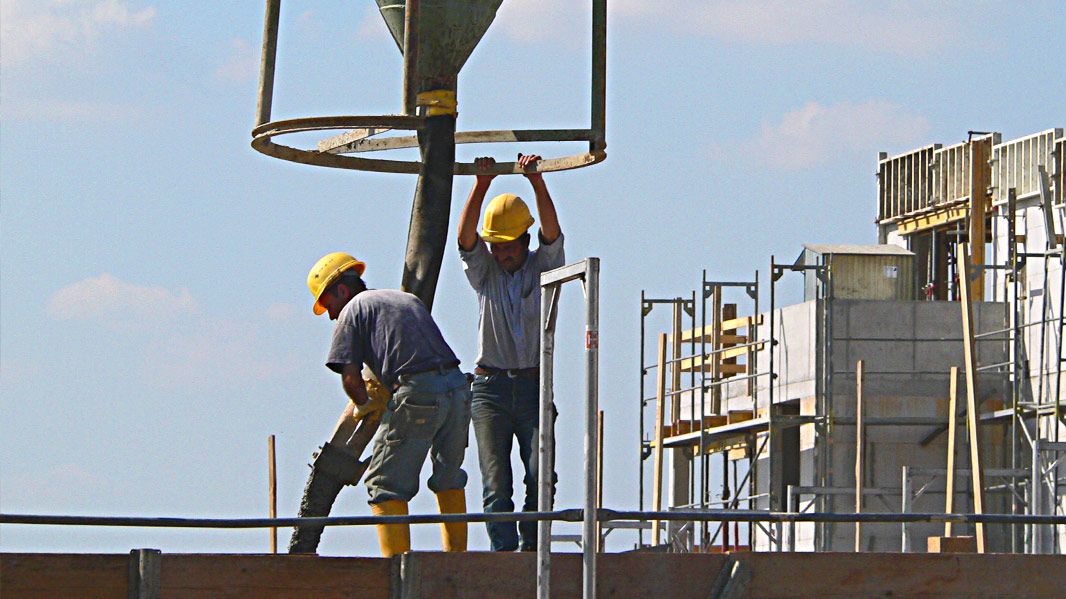 Hochbau Baustelle Hochbau